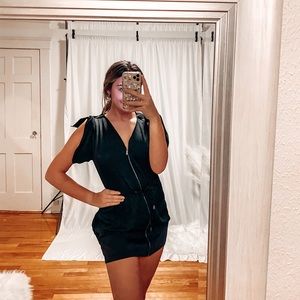 NWOT Armani Exchange Waist-tie Mini Dress